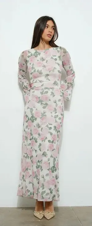 Boutique Floral maxi dress thumbnail 1