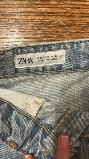 Jean Shorts ZARA High-Waisted thumbnail 3