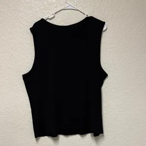Karen Scott Women's Elegant Black Tank Top Size 2X thumbnail 8