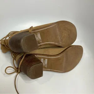 Toms suede leather‎ boots heeled boots size 8 thumbnail 6