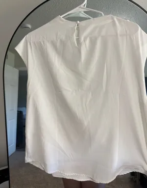 Shein white work top thumbnail 1