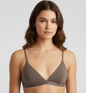 UGG Francis Bralette Taupe Brown Size L NWT Wireless Soft thumbnail 1
