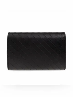 GUCCI Blondie GG logo quilted leather wallet on chain crossbody bag thumbnail 6