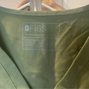 Figs Scrub Top sz Large Green Medical Nursing Hospital Catarina Comfort Work thumbnail 2