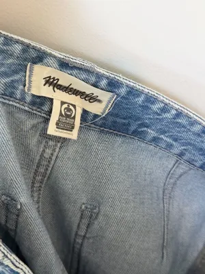 NEW Madewell The Darted Barrel-Leg Jean - Size: 29 thumbnail 4