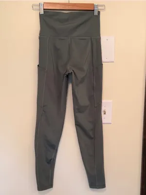 American Eagle Outfitters green high waisted everyday pocket legging thumbnail 5