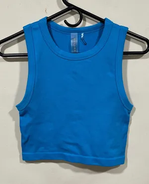 NWOT Golden Aritzia activewear sports bra blue size small women’s stretch thumbnail 1