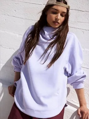 Free People FP Movement Womens Pick Up the Pace Athleisure Pullover Hoodie S thumbnail 1
