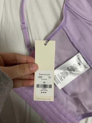 Francesca's Lilac Corset Top thumbnail 4