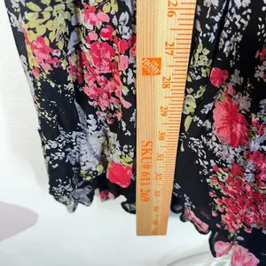 Coldwater Creek Reversible Maxi Skirt Womens Sz Large Floral‎ Boho Vintage 90s thumbnail 15