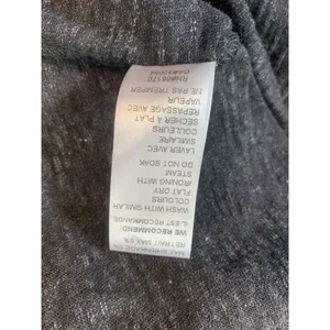 Ganni Anthropologie Winter Jersey Knit Dress Womens Small‎ Gray Dark Academia thumbnail 7