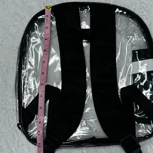 NWT 12x12 clear stadium approved backpack Black thumbnail 3