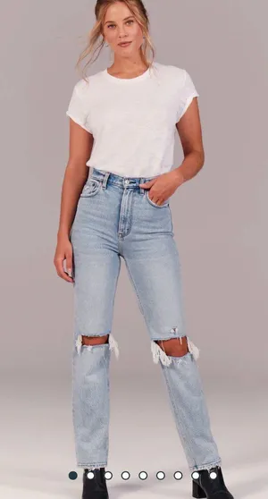 Abercrombie Straight Leg Jeans thumbnail 1
