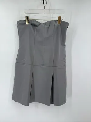 Abercrombie & Fitch Strapless Pleated Skort size large tall NWOT thumbnail 3