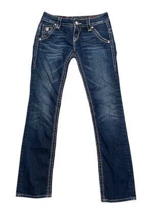 Rock‎ Revival Adele Straight Jeans Womens 28 Blue Excellent Embellished thumbnail 1