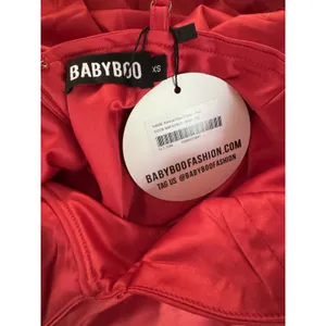 NWT BabyBoo Athena Maxi Dress Red Satin Slip Size XS thumbnail 6
