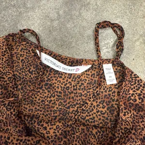 Vintage y2k Victoria’s Secret cheetah leopard sheer chiffon slip dress thumbnail 4