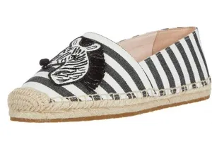 Kate Spade New York Garden Zebra Canvas Espadrille Size 5.5 thumbnail 1
