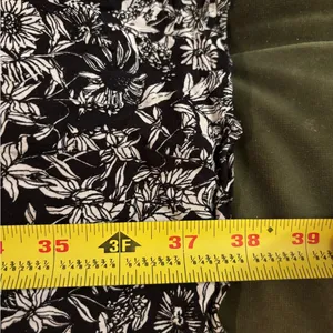 Lulus black & white floral wide leg pants sz M thumbnail 7