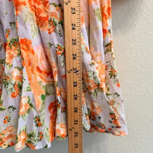 Alice + Olivia PALI Floral Mini Dress Cotton V-Neck Mix Print Size 2 thumbnail 17
