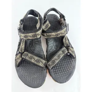 Teva Valkyrie Womens 9W Sport Sandals Black Olive Geometric Hiking Trail F08K7 thumbnail 2