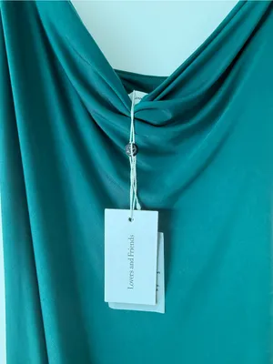 Lovers and Friends Odessa Gown in Emerald Green Size M- NWT thumbnail 4