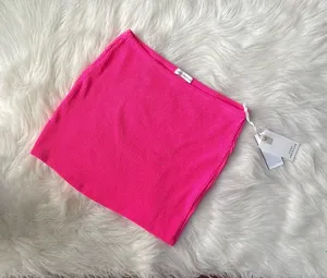 Good American Hot Pink Textured Mini Skirt NWT thumbnail 1