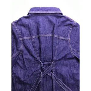 Cabi‎ Denim Jacket Womens XL Blue Belted Button Front Chore Coat Classic thumbnail 9