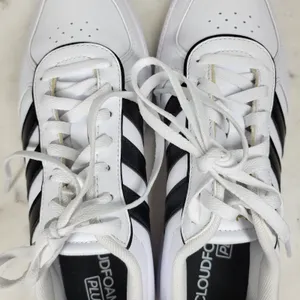 Adidas Breaknet Sleek Sneakers Womens 7 White Black 3 Stripes Athletic Shoes New thumbnail 7
