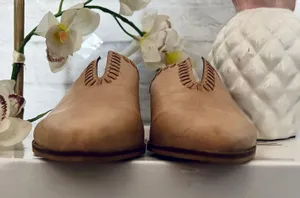 MI,IM Boho Leather Mules thumbnail 5