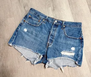 Levi Strauss 501 denim shorts thumbnail 1
