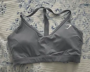 Gym shark Sports purple Bra thumbnail 1