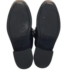 Free People Womens Leather Chain Slip-On Vida‎ Mule Loafers Black Size 37.5 thumbnail 9