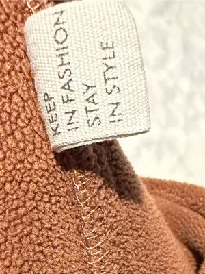 ANRABESS Relaxed Cropped Bomber Jacket in Brown Size M thumbnail 5