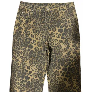 AELFRIC EDEN Jeans Denim Leopard Print Brown‎ Camo Baggy Wide Leg Unisex Size 34 thumbnail 3