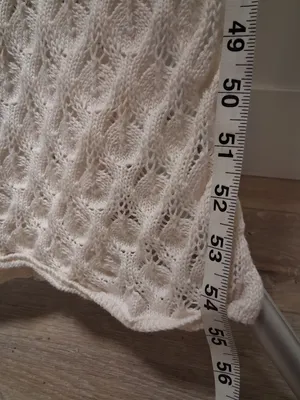Olive & Oak Cream Cable-Knit Maxi Dress thumbnail 8