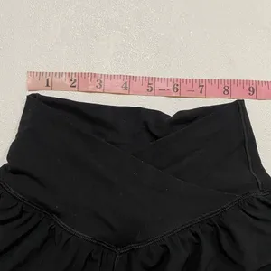 OFFLINE by Aerie Real Me Crossover Flowy Skort Black XXS Athletic thumbnail 5