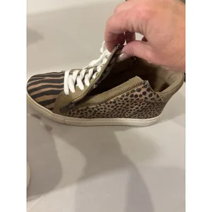 Faryl By Farylrobin Women's Size 7‎ Neutral Animal Print Lace Up Ankle Shoes thumbnail 7