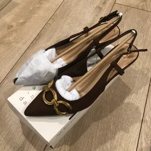 A New Day Tabitha Oversized Chain Sling Back Heels with Memory Foam Insole thumbnail 5