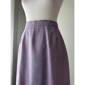 Vintage Y2K Donna Ricco Petite Light Purple Knee Length Skirt thumbnail 3