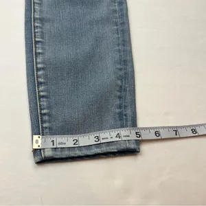 Anthropologie Pilcro Size 28‎ High Waisted Blue Denim Jean Snap Zip Closure thumbnail 11