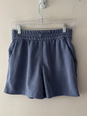 Lululemon Athletica Softstreme High-Rise 4” Shorts Oasis Blue Size 4 thumbnail 2