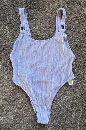 Aerie vibrant lilac one piece swimsuit size XL thumbnail 1