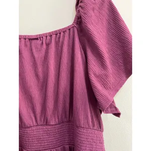 Old Navy Dark Maeve Plum Waist Defined Flutter Sleeve Mini Dress‎ XXL thumbnail 6