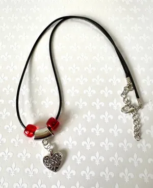 Filigree Heart Necklace (208) ❤️ thumbnail 1