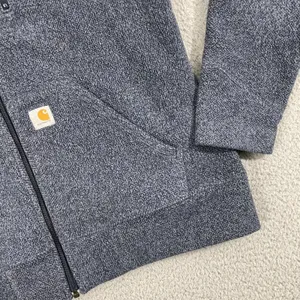 Carhartt Kentwood Fleece Full Hoodie Women L Gray Full Zip thumbnail 2