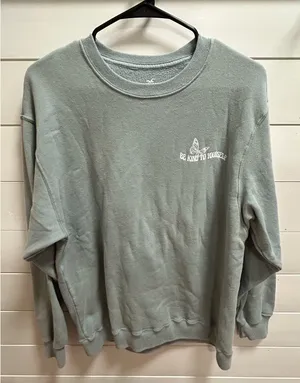 Green Hollister graphic crewneck thumbnail 1
