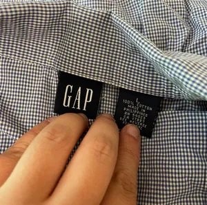 Gap Large Blue Gingham Top thumbnail 5