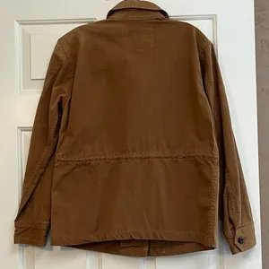 J. Crew Brigadier Utility Jacket Coat Khaki Military Cinch Waist Size Small thumbnail 2