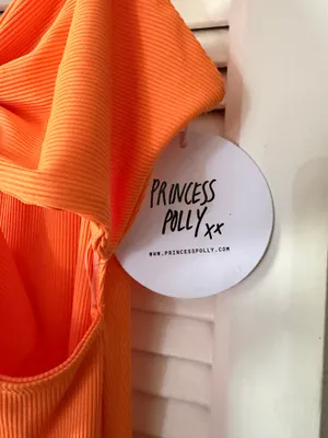 Princess Polly orange maxi dress thumbnail 4
